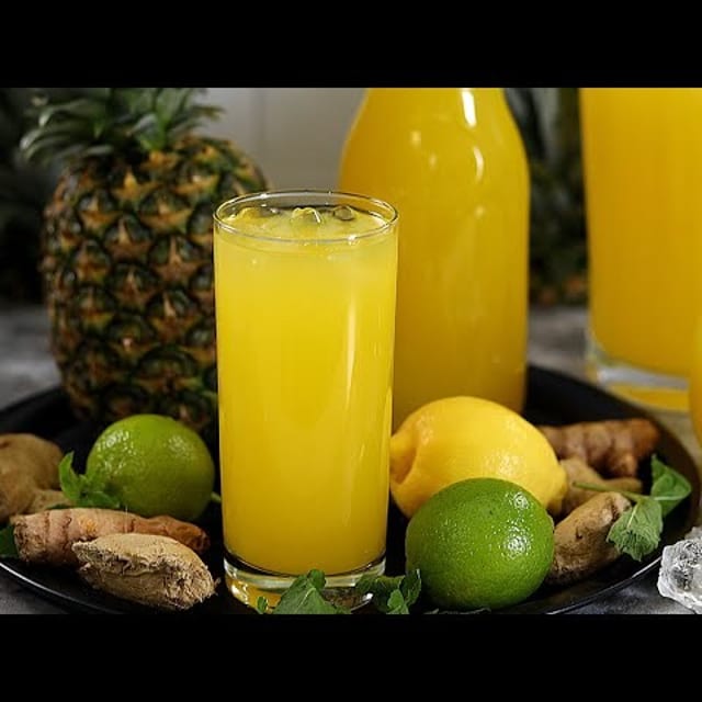 Pineapple Ginger Drink.