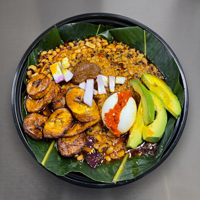 Beans and Plantains.