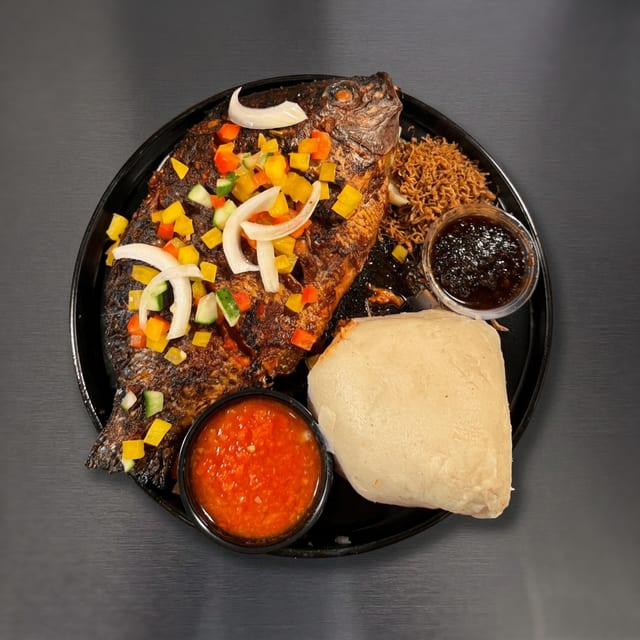 Banku & Tilapia.