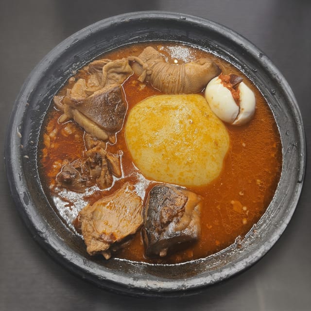 Fufu and Goat Light Soup.